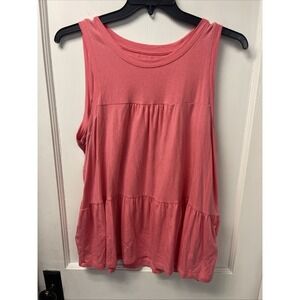 GAP Women's Size Extra Large Pink Tee Tank Top